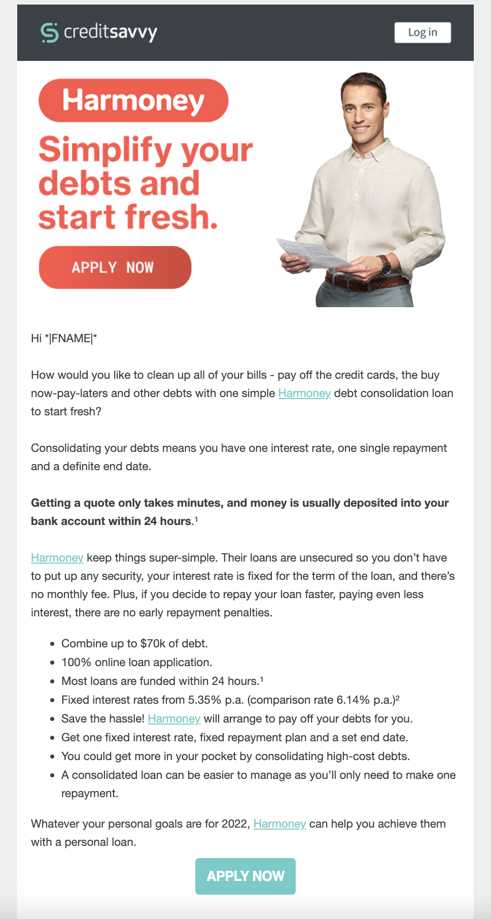 Harmoney Creditsavvy EDM sm