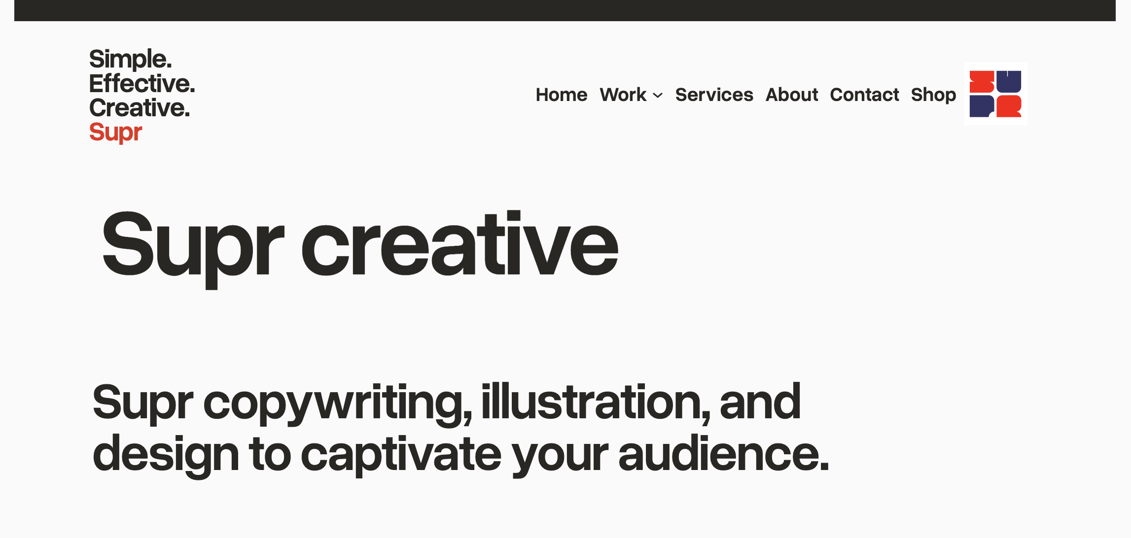 Supr Creative Website